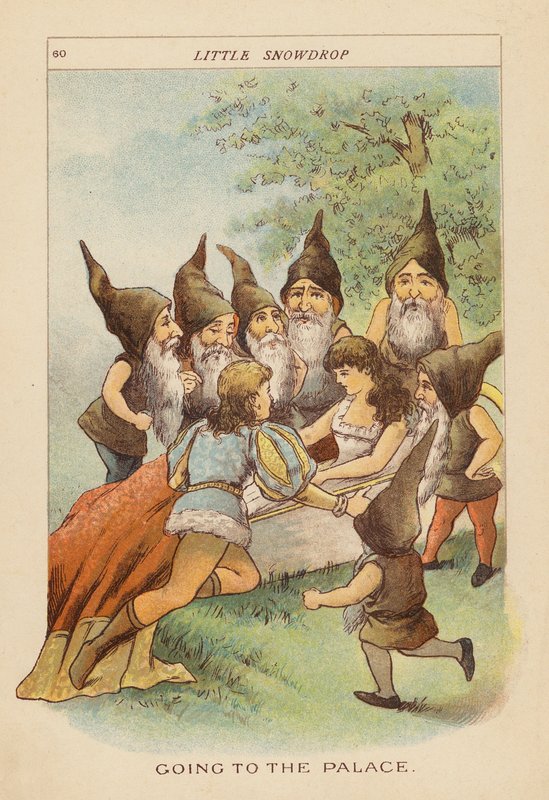 Malá sněženka (barevná litografie) od Constance Haslewood