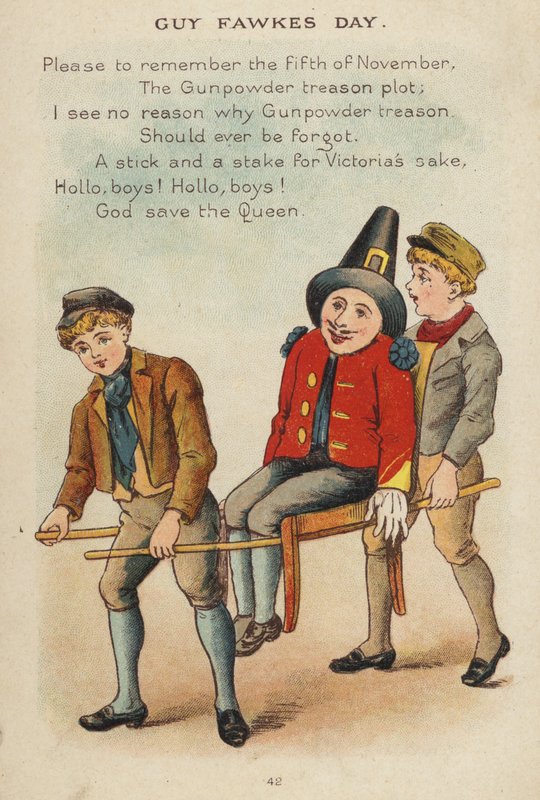 Říkanka: Guy Fawkes Day (chromolitho) od Constance Haslewood
