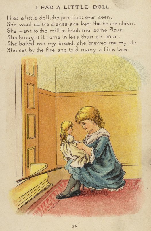 Říkanka: I Had A Little Doll (chromolitho) od Constance Haslewood