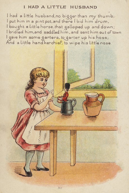Říkanka: Měl jsem malého manžela (chromolitho) od Constance Haslewood