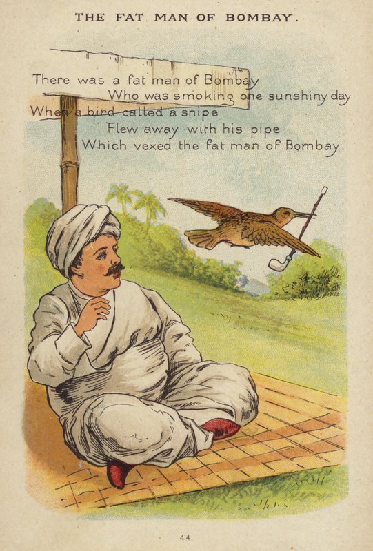 Říkanka: The Fat Man Of Bombay (chromolitho) od Constance Haslewood