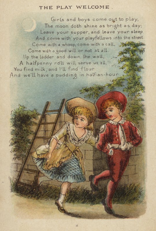Říkanka: The Play Welcome (chromolitho) od Constance Haslewood