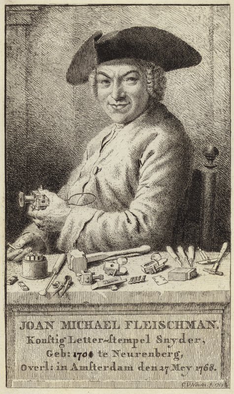 Portrét Johanna Michaela Fleischmanna od Cornelis van Noorde