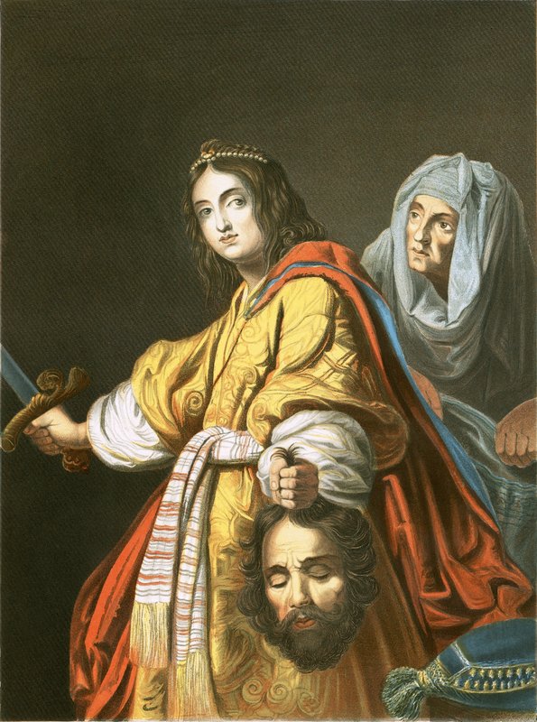 Judith s hlavou Holoferna od Cristofano (after) Allori