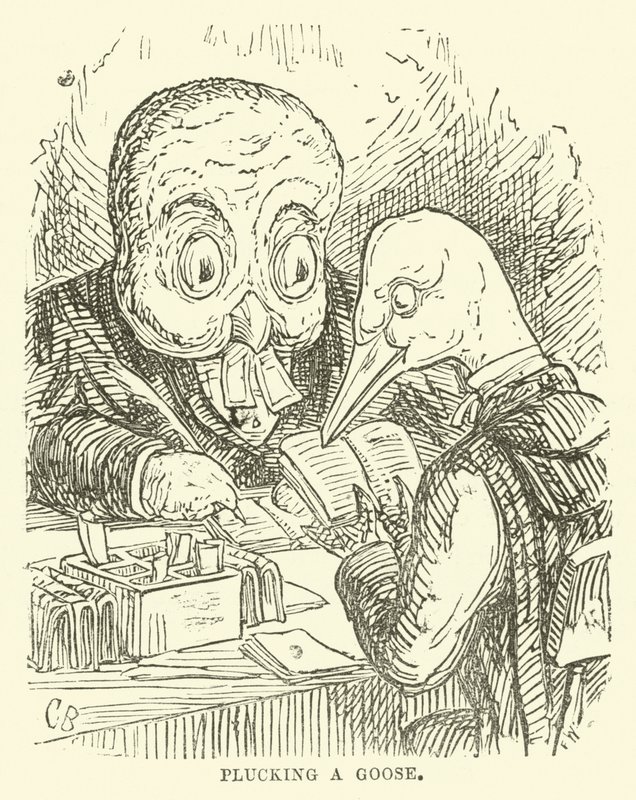 Ilustrace pro Malého pana vyhazovače a jeho přítele Verdant Green od Cuthbert Bradley