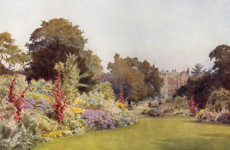 Glade off the Lawn, Sandringham (barevné lito) od Cyril Ward