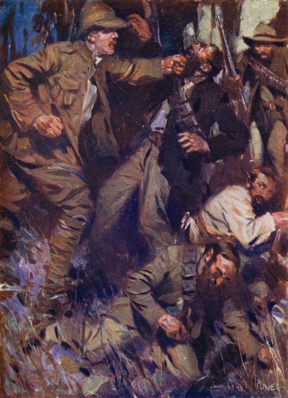 Vstříc jim vyšel démon s dlouhou rukou a silou Ajaxe, který udeřil napravo i nalevo. od Cyrus Cuneo