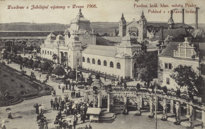 Jubilejní výstava, Praha, 1908 od Czech Photographer