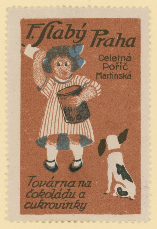 F Slaby továrna na čokoládu a cukrovinky, Praha od Czech School
