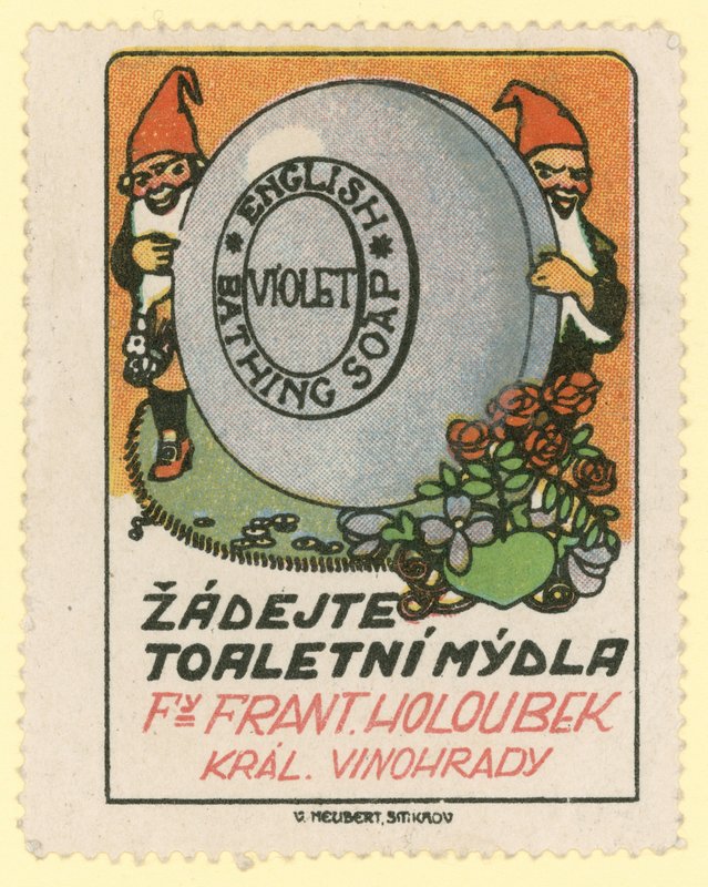 František Holoubek Anglické mýdlo na koupání Fialové od Czech School