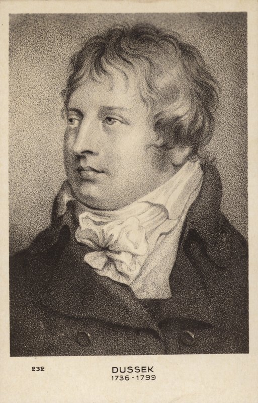 Jan Ladislav Dussek, český skladatel a klavírista (1760-1812) od Czech School