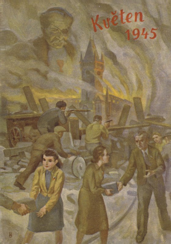 Lidé v Praze si pomáhali a bojovali v květnu 1945. od Czech School