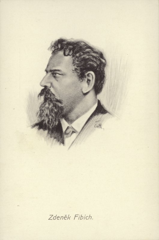 Zdeněk Fibich, český hudební skladatel (1850-1900) od Czech School
