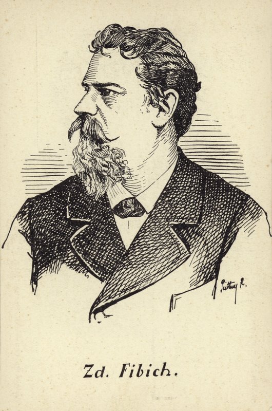 Zdeněk Fibich, český hudební skladatel (1850-1900) od Czech School