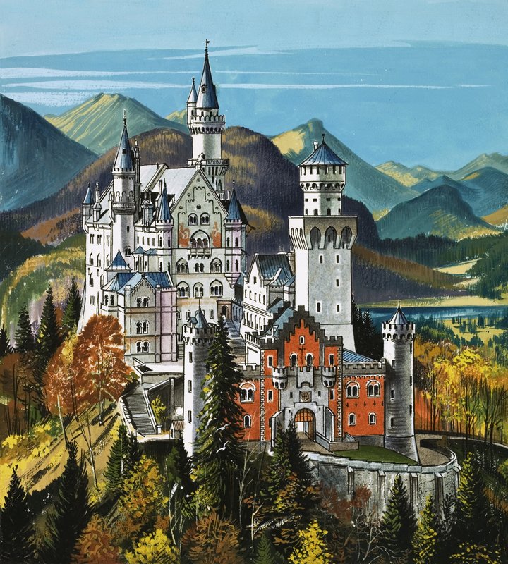 Zámek Neuschwanstein od Dan Escott