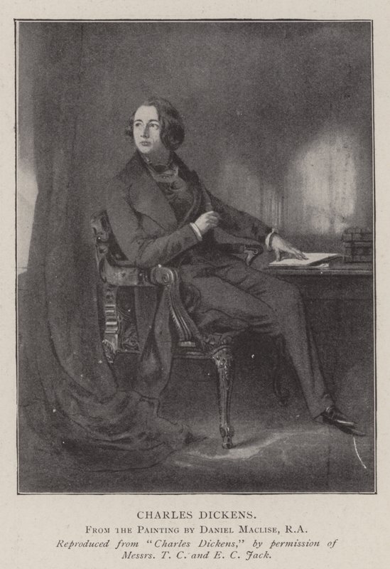 Charles Dickens od Daniel Maclise