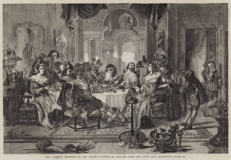 Autorské přijetí herci od Daniel Maclise