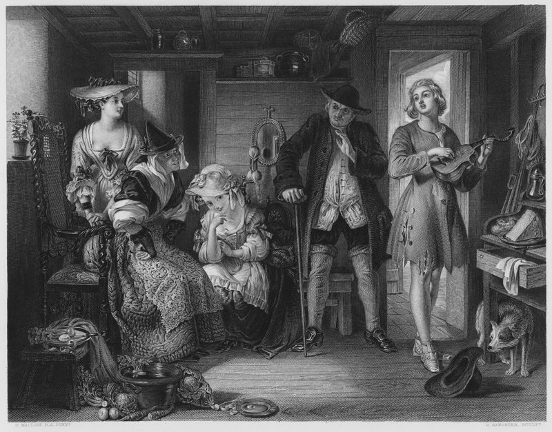 Závěsný od Daniel (after) Maclise