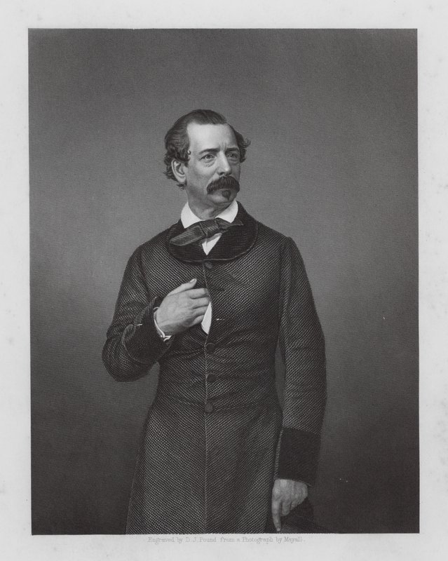 William Frederick Wallett, anglický klaun (rytina) od Daniel John. Pound