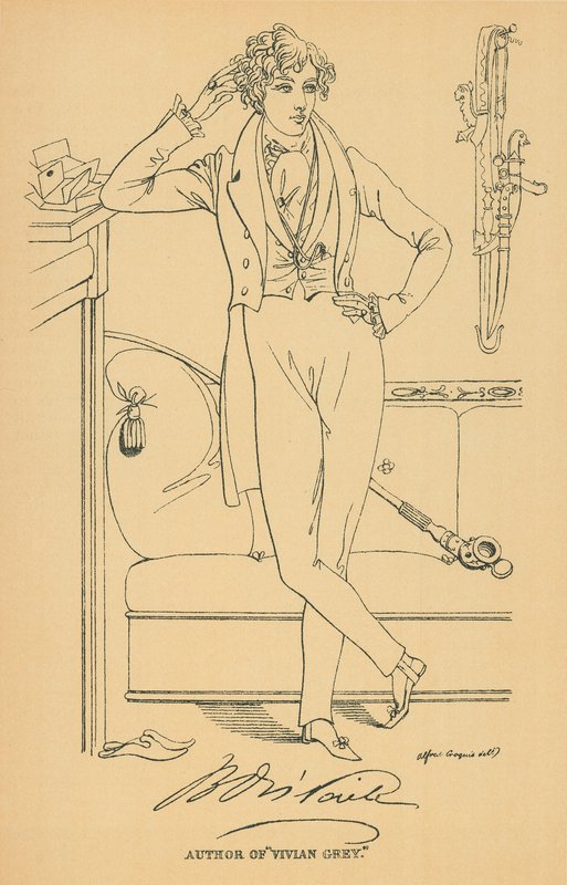 Benjamin Disraeli od Daniel Maclise