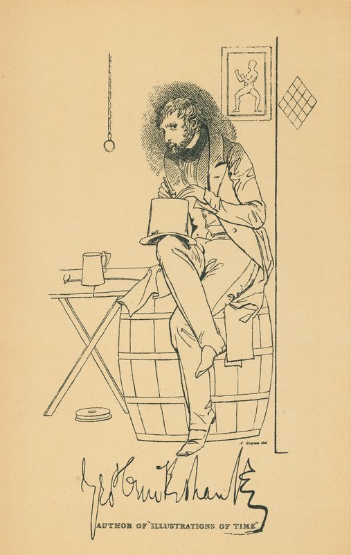 George Cruikshank od Daniel Maclise