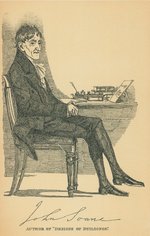 Sir John Soane od Daniel Maclise