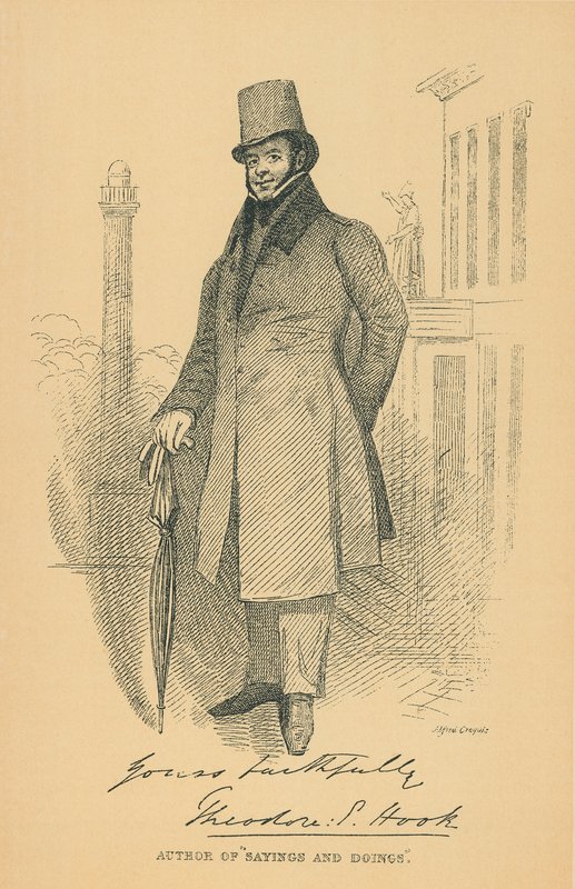 Theodore E Hook od Daniel Maclise