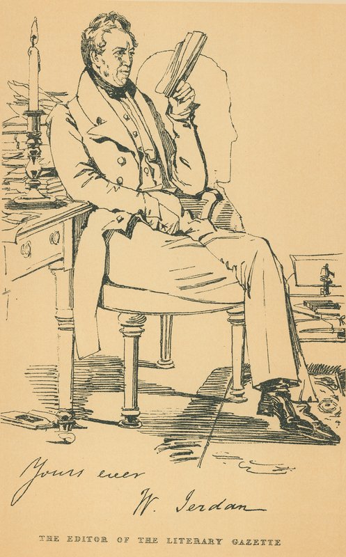 William Jerdan od Daniel Maclise