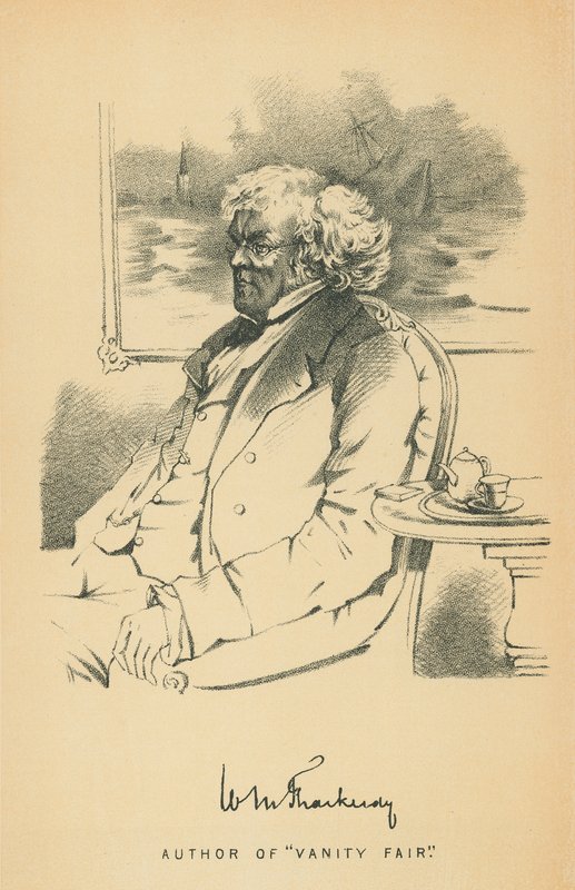 William Makepeace Thackeray od Daniel Maclise