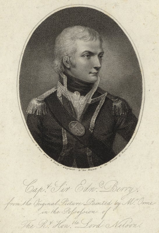 Kapitán a sir Edward Berry od Daniel Orme