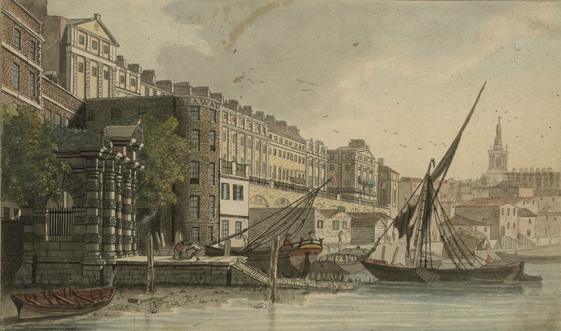 Water Gate, York Buildings, Londýn od Daniel Turner