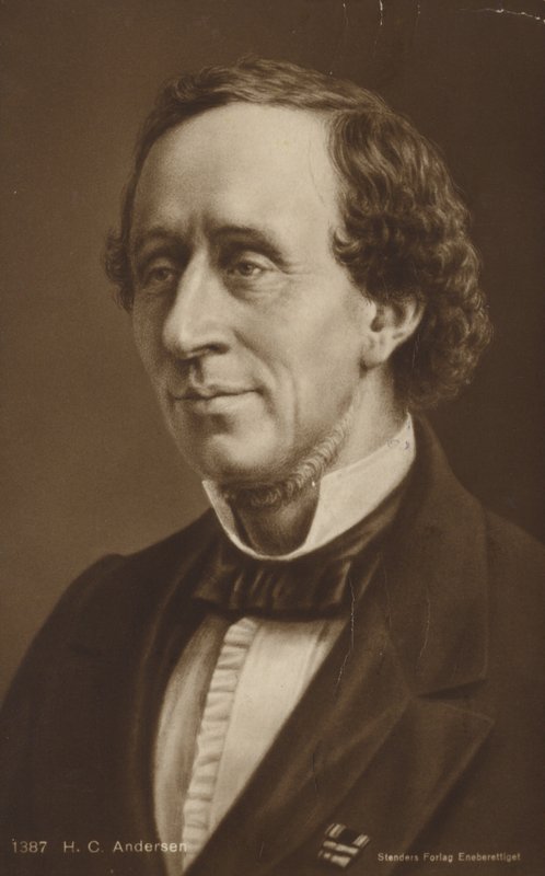 Hans Christian Andersen (1805-1875), dánský spisovatel a básník od Danish School