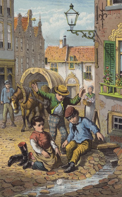 Jehla na šití (barevná litografie) od Danish School