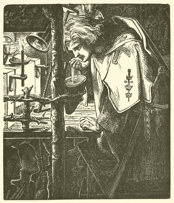 Z Tennysonových básní od Dante Gabriel Charles Rossetti
