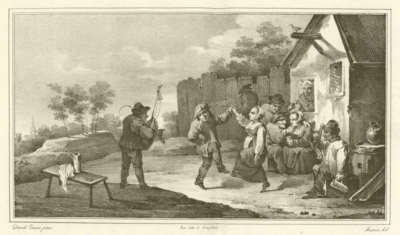 Vesnická slavnost od David Teniers the Younger