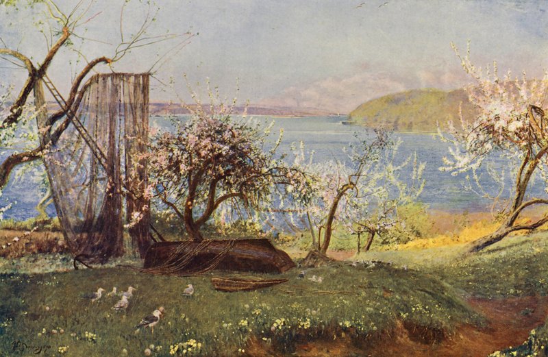 Dittisham on the Dart (barevná litografie) od David (after) Murray