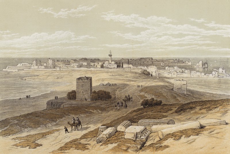 Pneumatika z Isthmu (barva litho) od David (after) Roberts