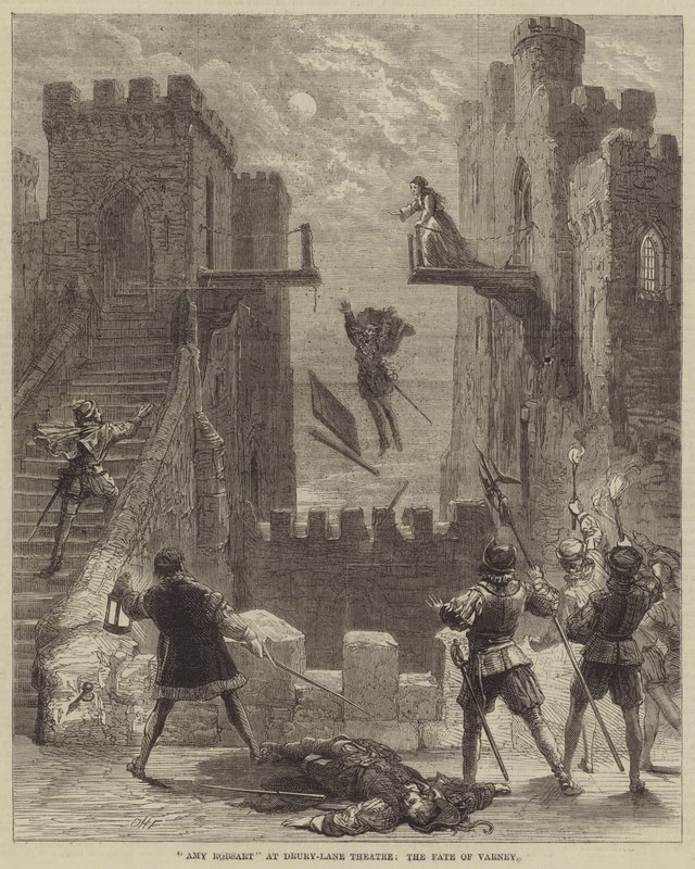 Amy Robsart v divadle Drury-Lane, Osud Varneyho od David Henry Friston