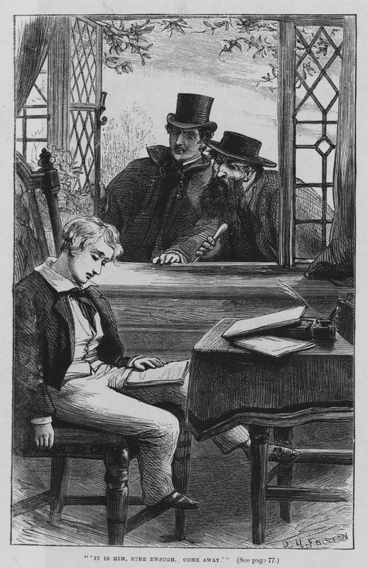 Ilustrace pro Oliver Twist od Charlese Dickense (rytina) od David Henry Friston
