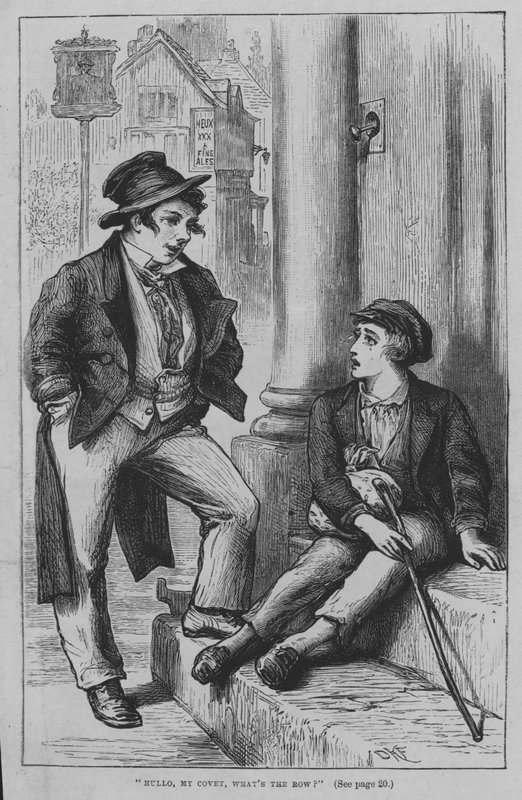 Ilustrace pro Oliver Twist od Charlese Dickense (rytina) od David Henry Friston