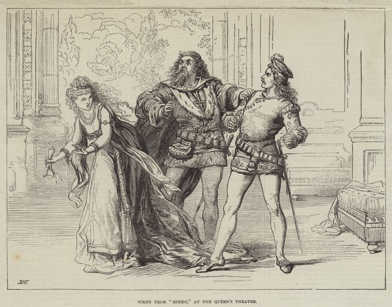 Scéna z filmu Hinko v divadle Queens od David Henry Friston