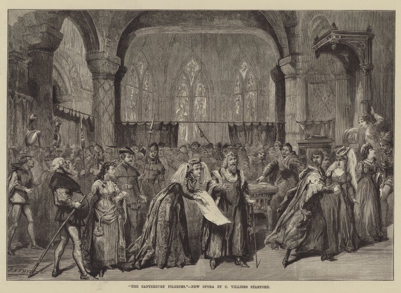 Poutníci z Canterbury, nová opera C. Villierse Stanforda od David Henry Friston