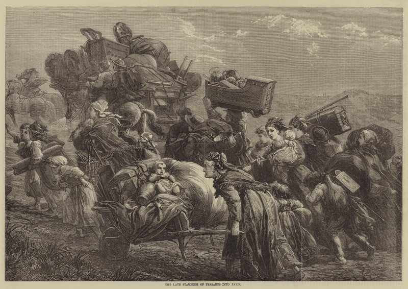 Pozdní vpád rolníků do Paříže od David Henry Friston