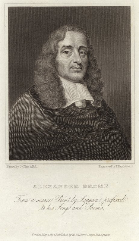 Alexander Brome - anglický básník (1620 1666) od David Loggan