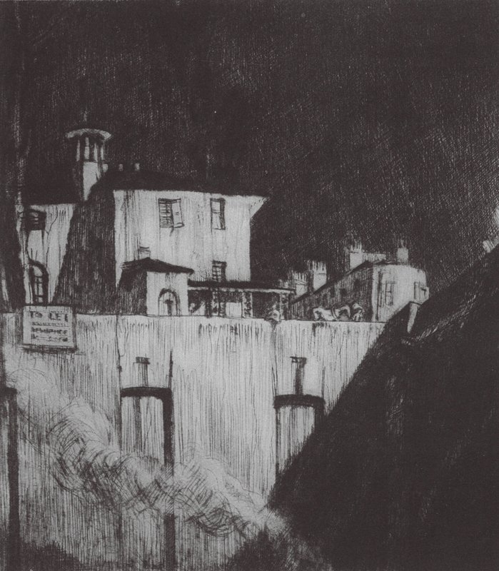 Londýn: Londýn, severozápad (barevná litografie) od David Muirhead (after) Bone