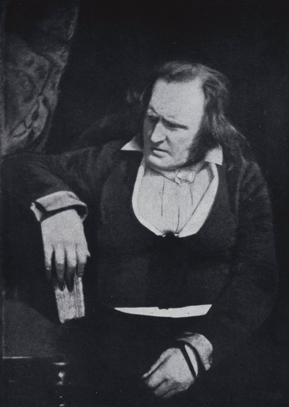Autor profesor John Wilson (Christopher North) (č/b foto) od David Octavius (after) Hill