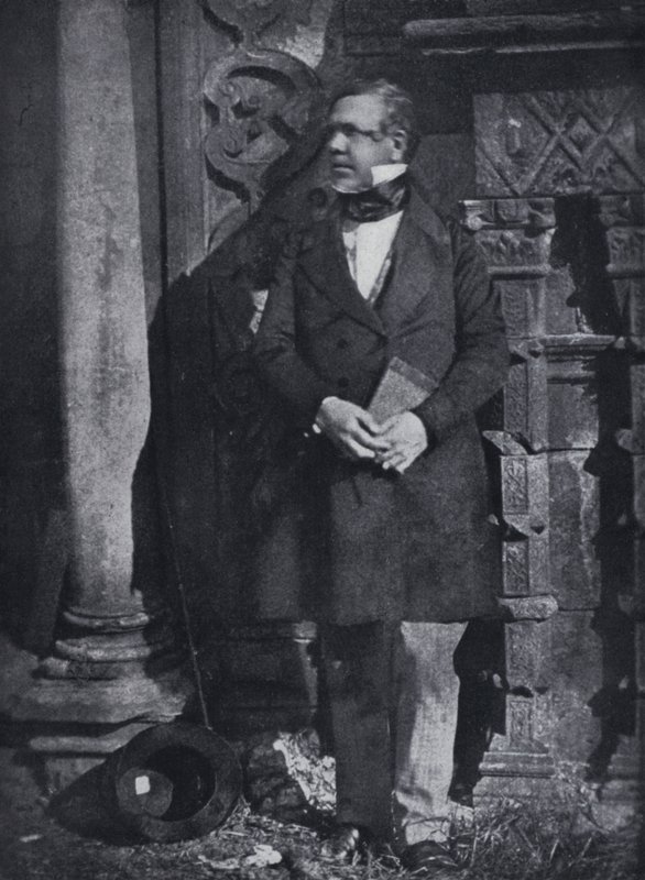 Malíř David Roberts, RSA (č/b foto) od David Octavius (after) Hill