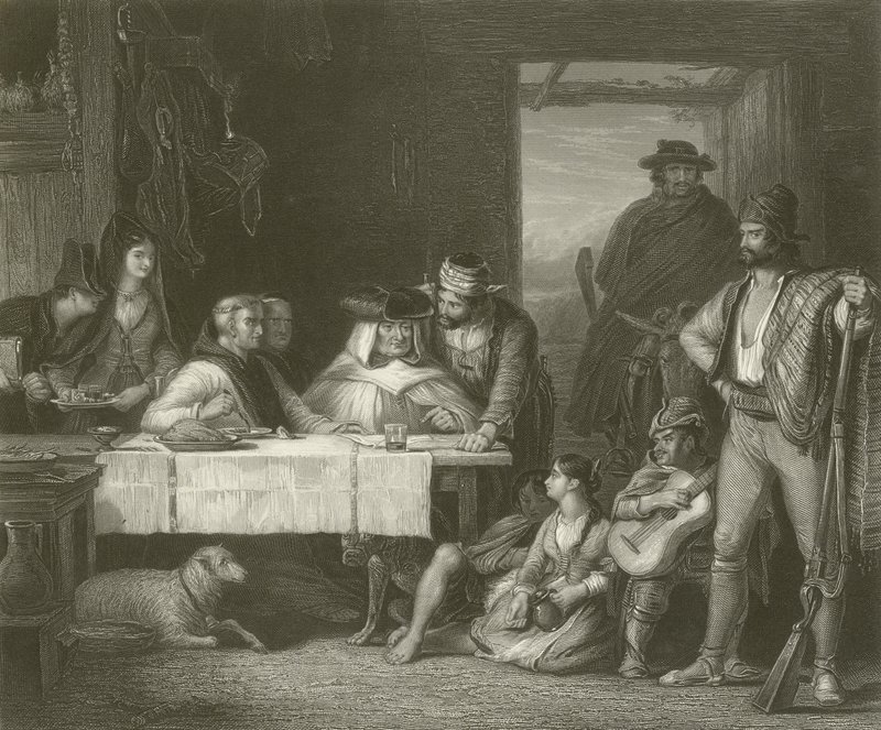 Partyzánská válečná rada od David Wilkie