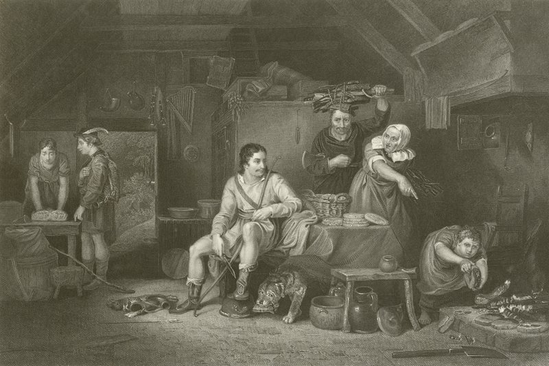 Alfréd v chatě Neatherd od David Wilkie