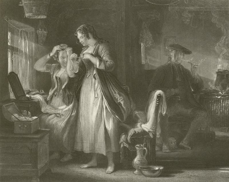 Toaleta v chatě od David Wilkie